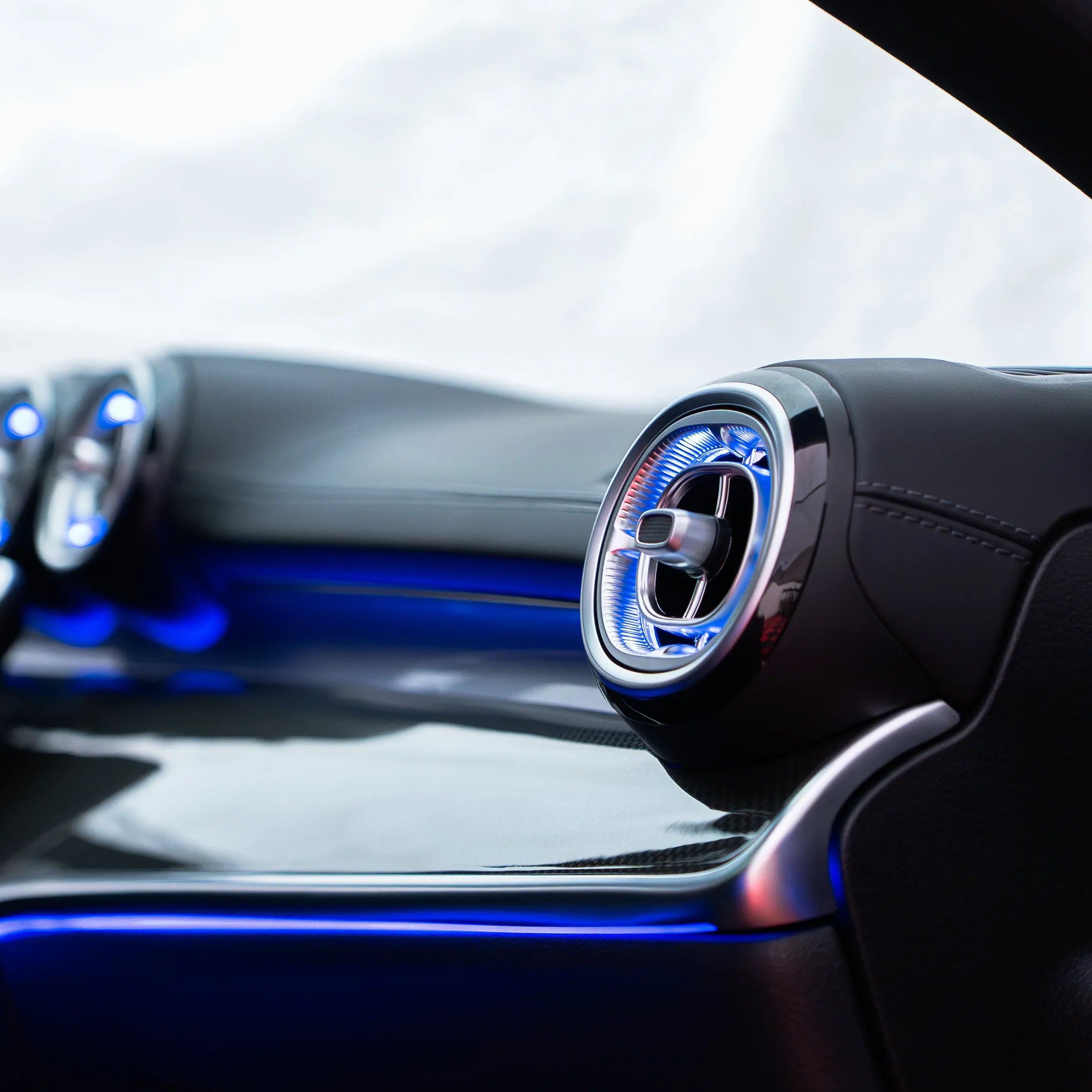 Mercedes GLC X254 Beleuchtete Lüftungsdüsen | Vorne & Hinten Komplett Set