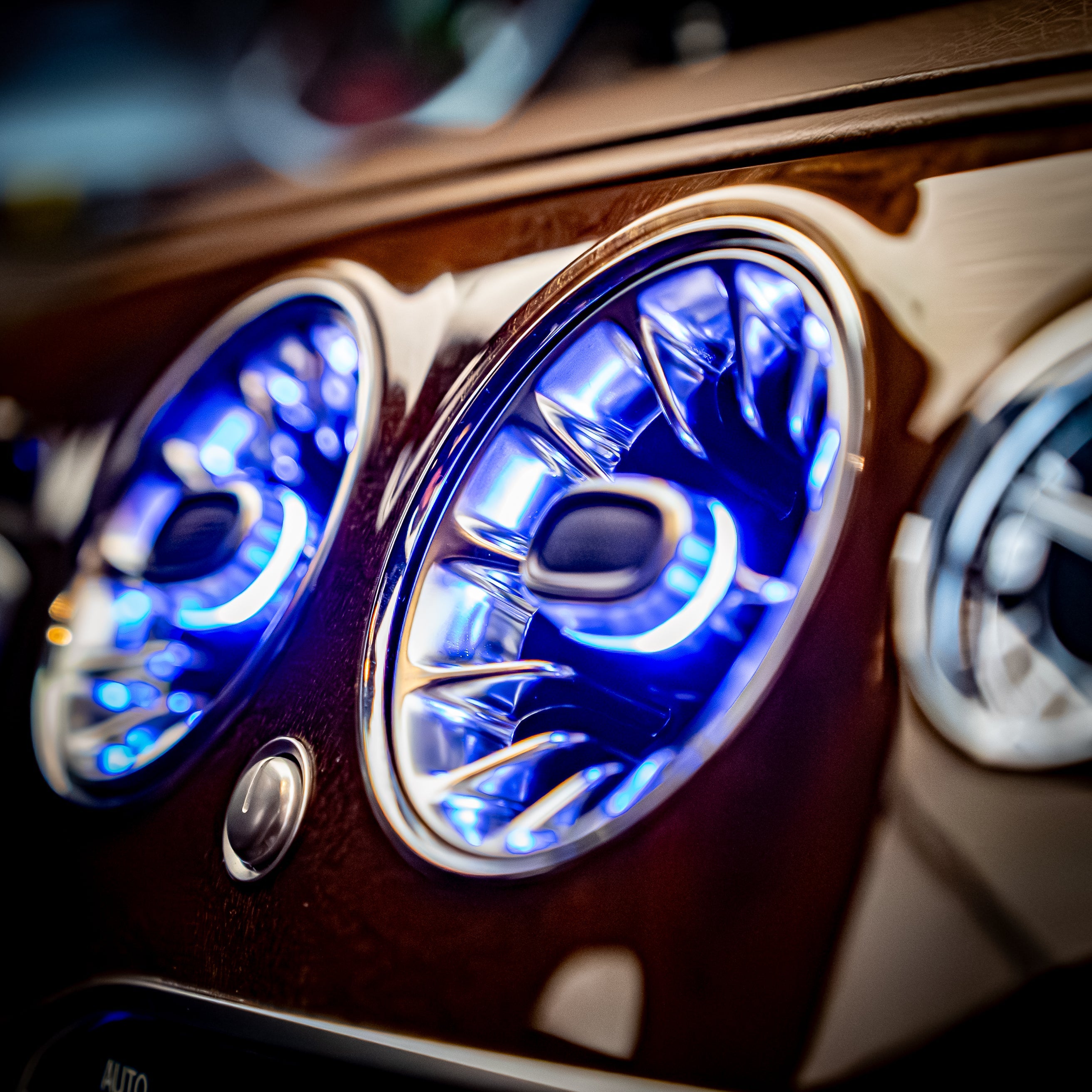 Mercedes S-Klasse W222 Beleuchtete Lüftungsdüsen | Vorne & Hinten