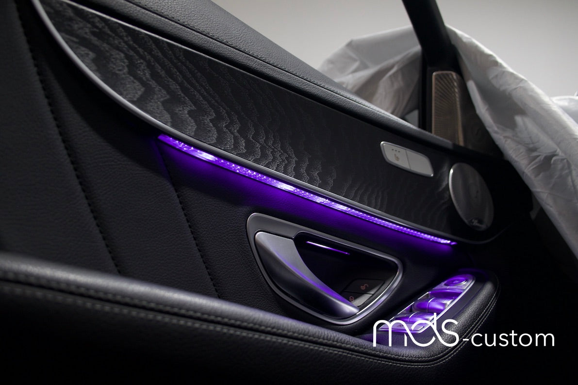 Mercedes W205 Ambientebeleuchtung Nachrüstsatz | 0-64 Farben Nachrüstsatz C-Klasse