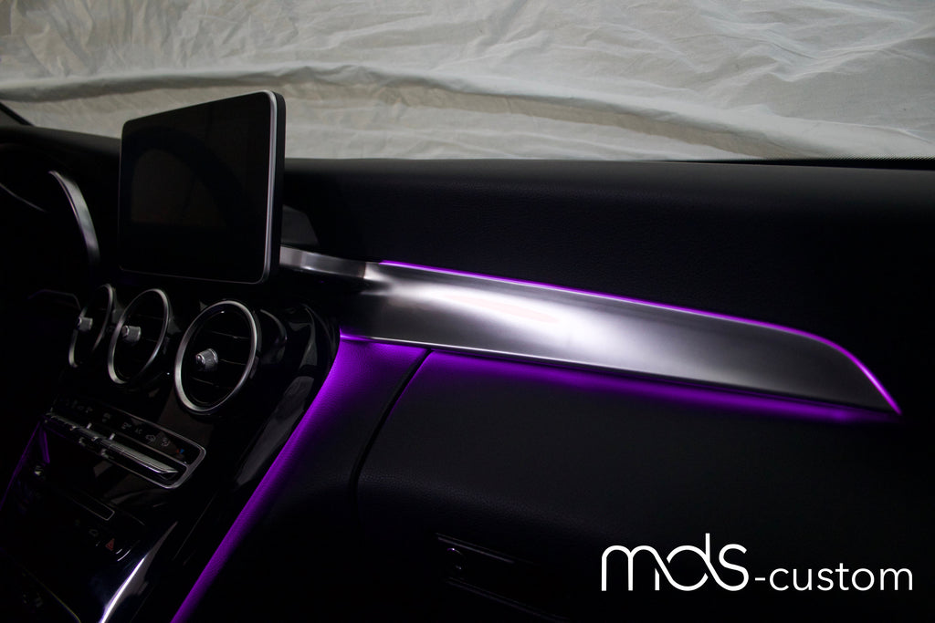 Mercedes X253 Beifahrerleiste mit Ambientebeleuchtung – Nachrüstsatz für Mercedes GLC