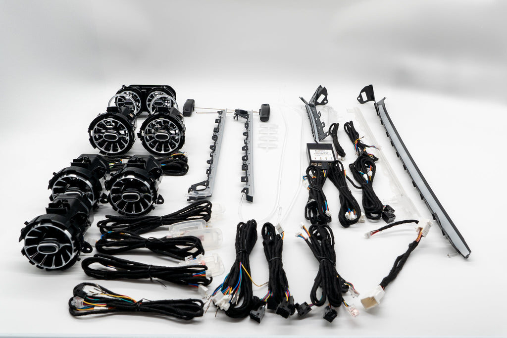 Mercedes CLA W118 Ambientebeleuchtung Nachrüst-Set | 0-64 Farben