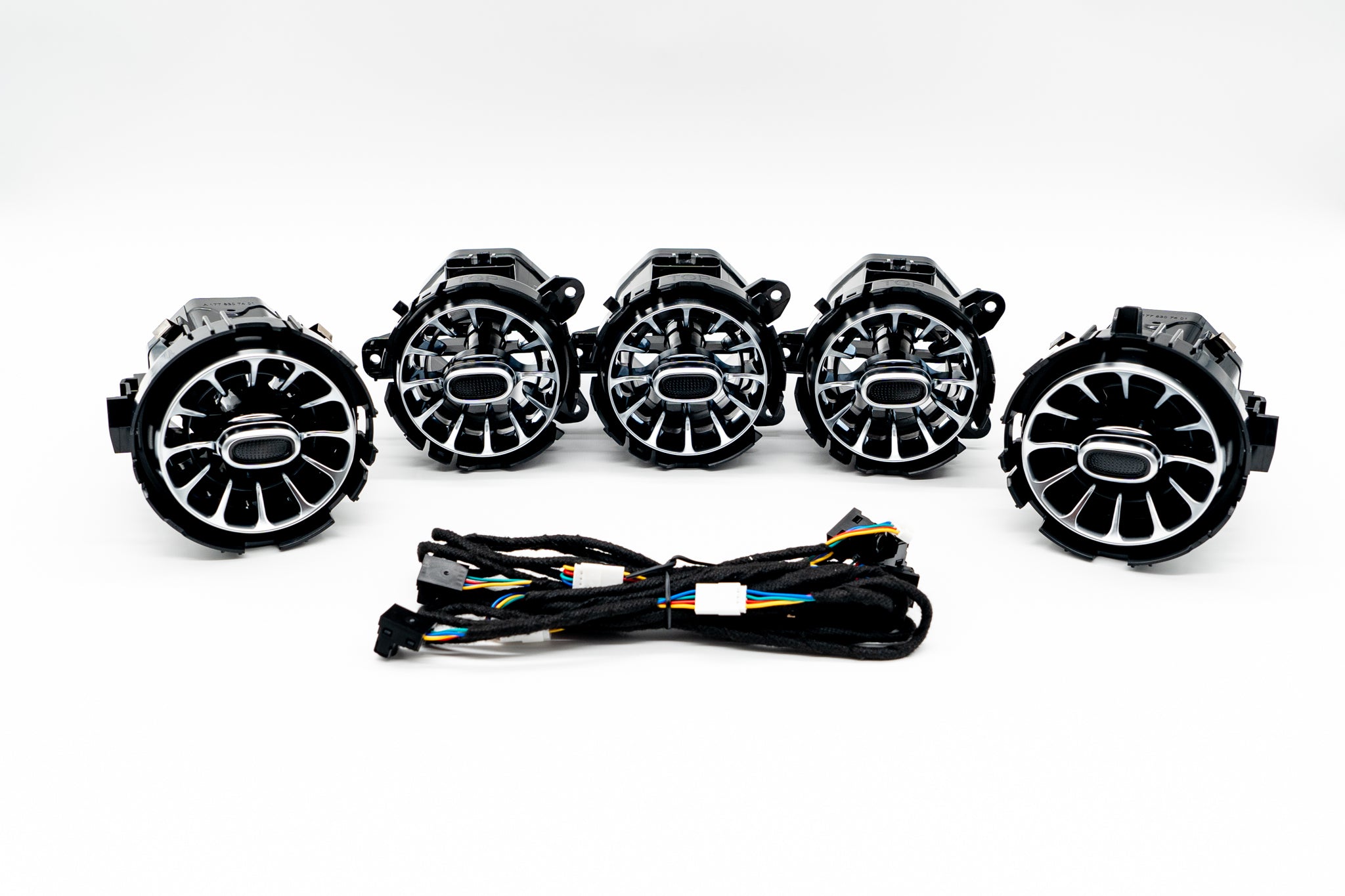 Mercedes CLA W118 Beleuchtete Lüftungsdüsen | Turbine Optik Set