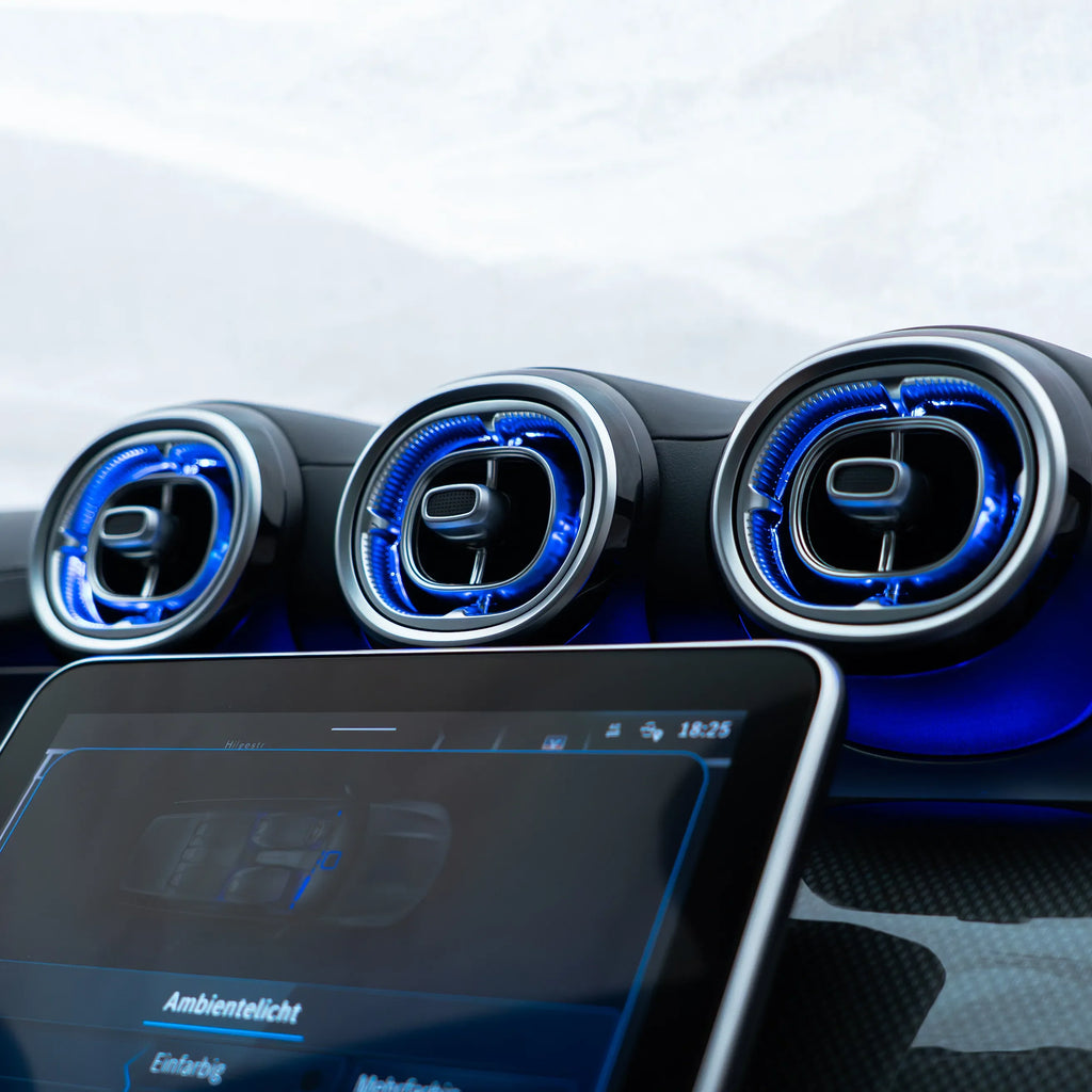 Mercedes GLC X254 Beleuchtete Lüftungsdüsen | Vorne & Hinten Komplett Set