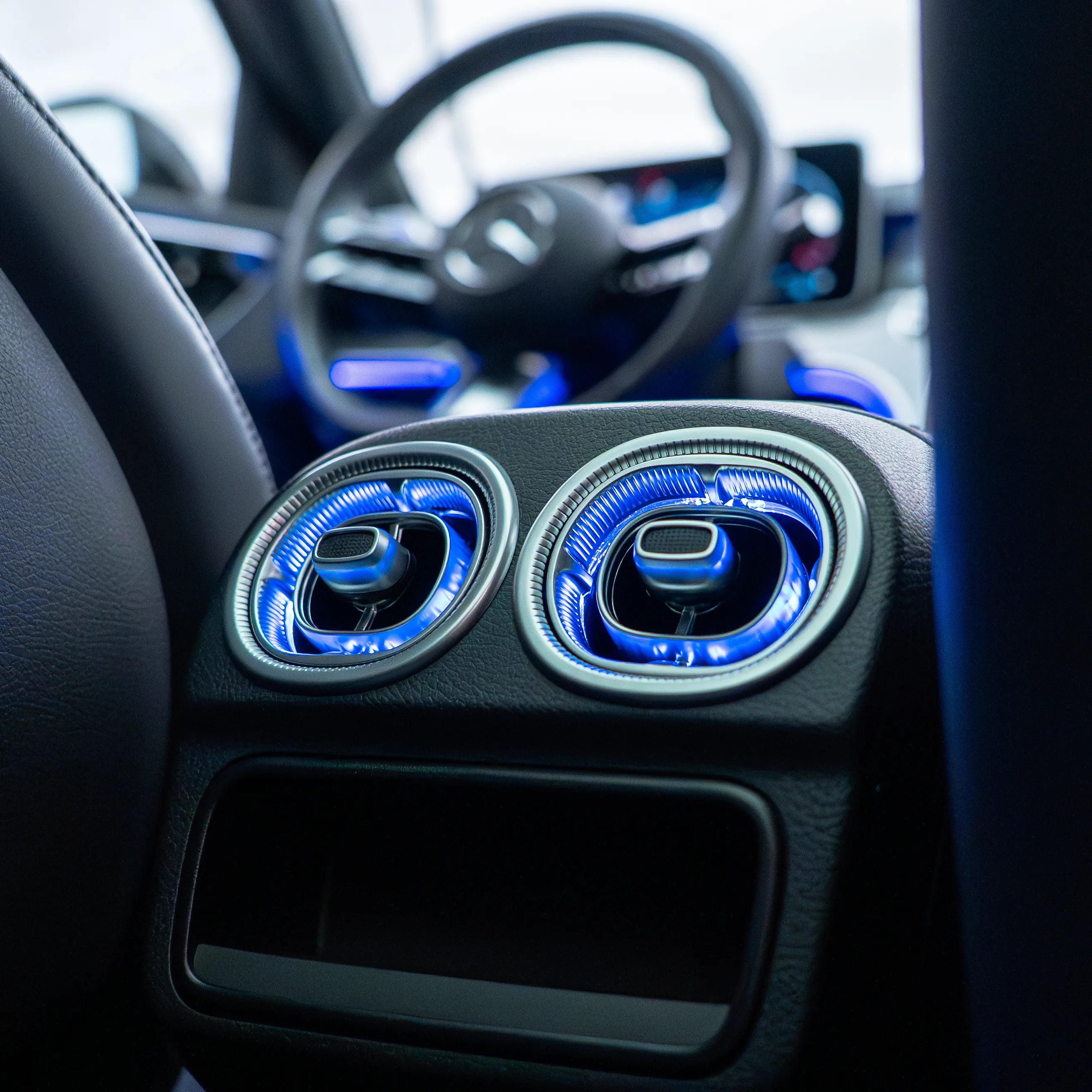 Mercedes GLC X254 Beleuchtete Lüftungsdüsen | Vorne & Hinten Komplett Set