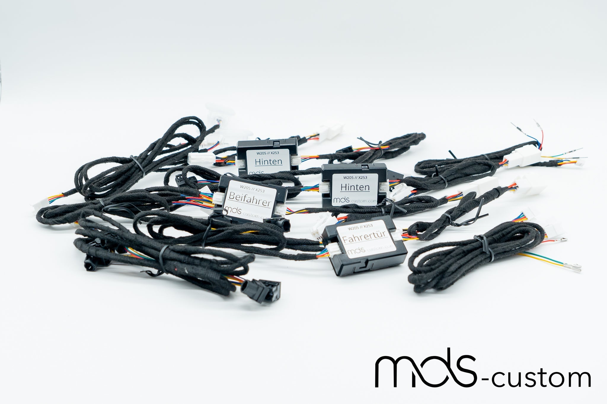 Mercedes W205 Ambientebeleuchtung Nachrüstsatz | 0-64 Farben Nachrüstsatz C-Klasse