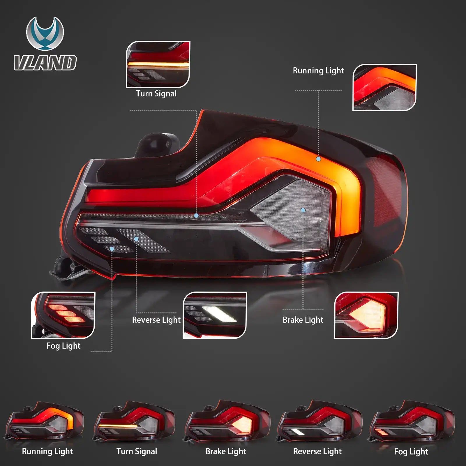 LED Rückleuchten passend für BMW 2er F22 F23 F87