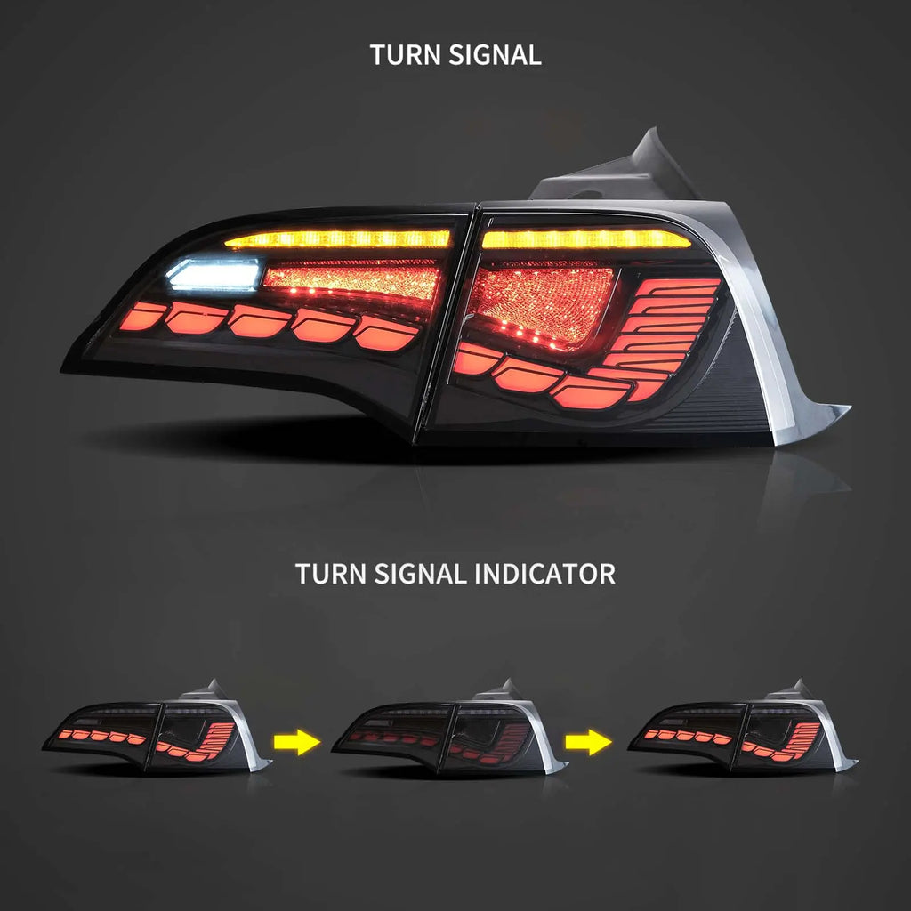 OLED Rückleuchten passend für Tesla Model Y 2020-2022 Model 3 2017-2022