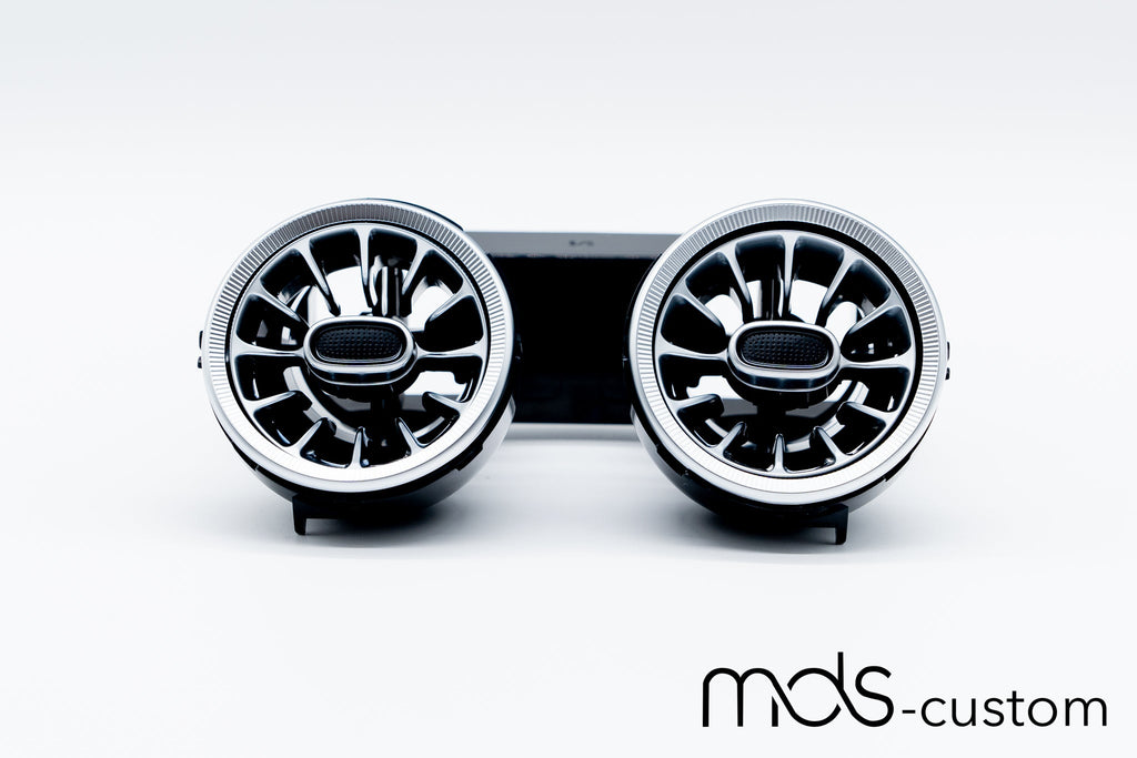 Mercedes W213 Lüftungsdüsen mit Ambientebeleuchtung – Nachrüstsatz für Mercedes E-Klasse