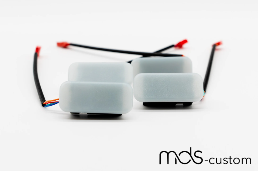 Audi A4 B8 Ambientebeleuchtung Carbon-Optik | 30 Farben App-Steuerung