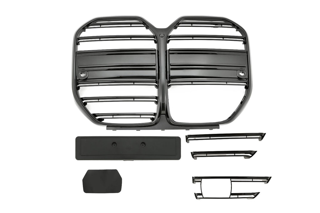 Kühlergrill Schwarz Glanz - passend für BMW 4er G26 Gran Coupe V1