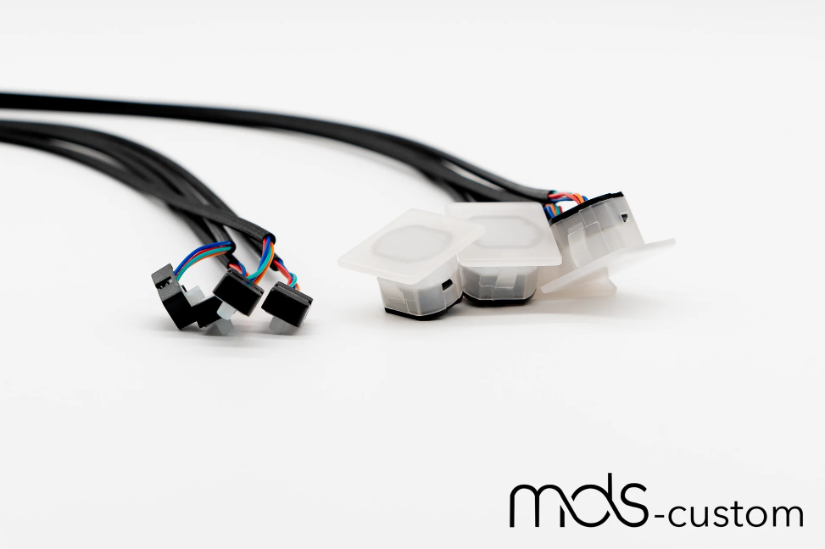 Audi A4 B8 Ambientebeleuchtung Carbon-Optik | 30 Farben App-Steuerung