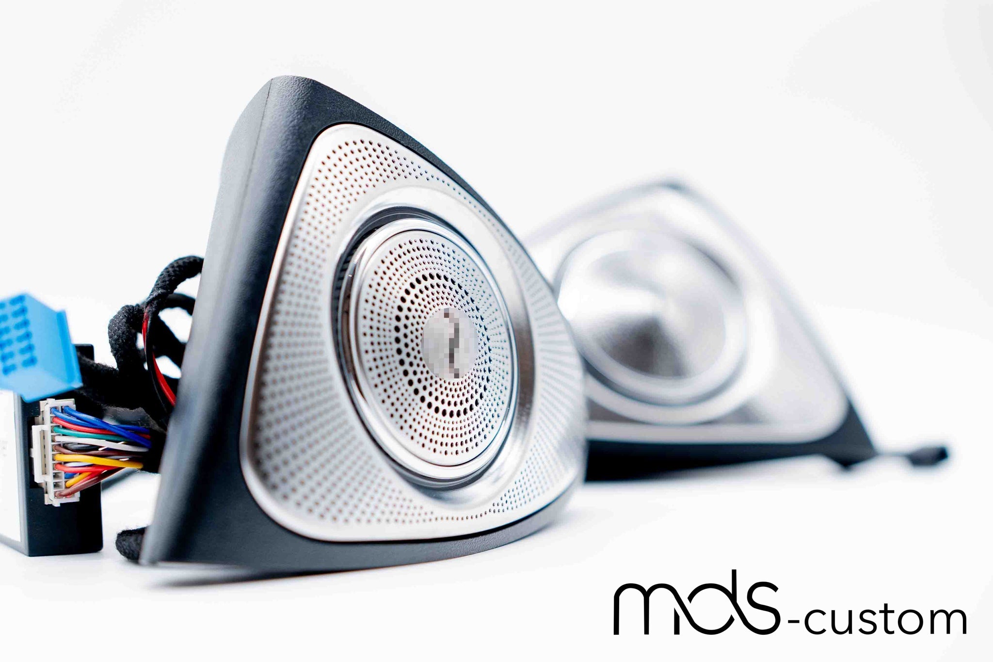 Mercedes W213 3D-Hochtöner mit Ambientebeleuchtung – Nachrüstsatz für Mercedes E-Klasse