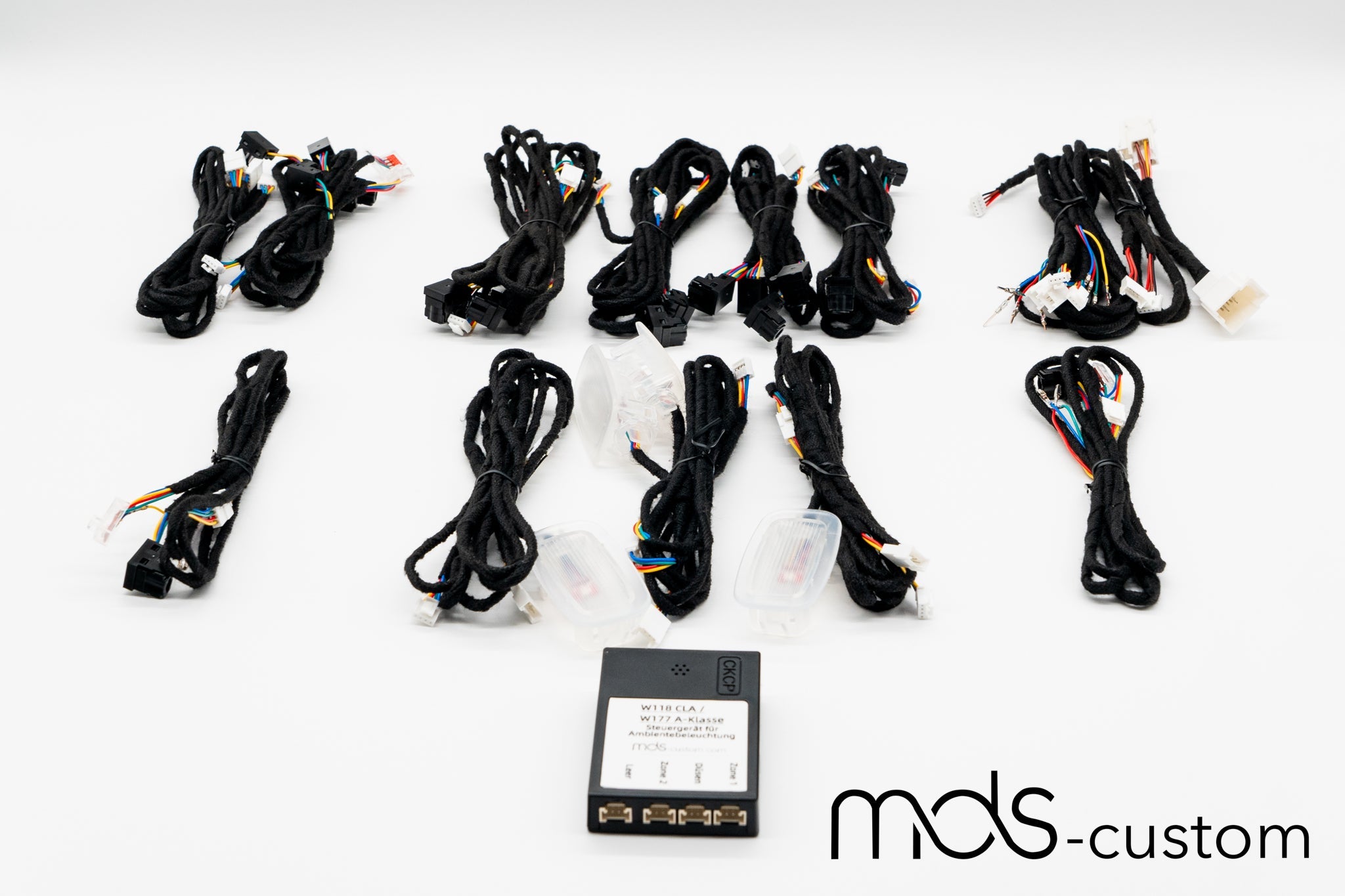 Mercedes CLA W118 Ambientebeleuchtung Nachrüst-Set | 0-64 Farben