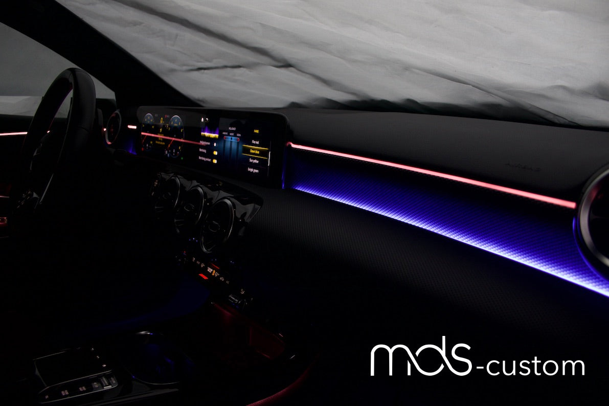 Mercedes A-Klasse W177 Ambientebeleuchtung Nachrüst-Set | 0-64 Farben