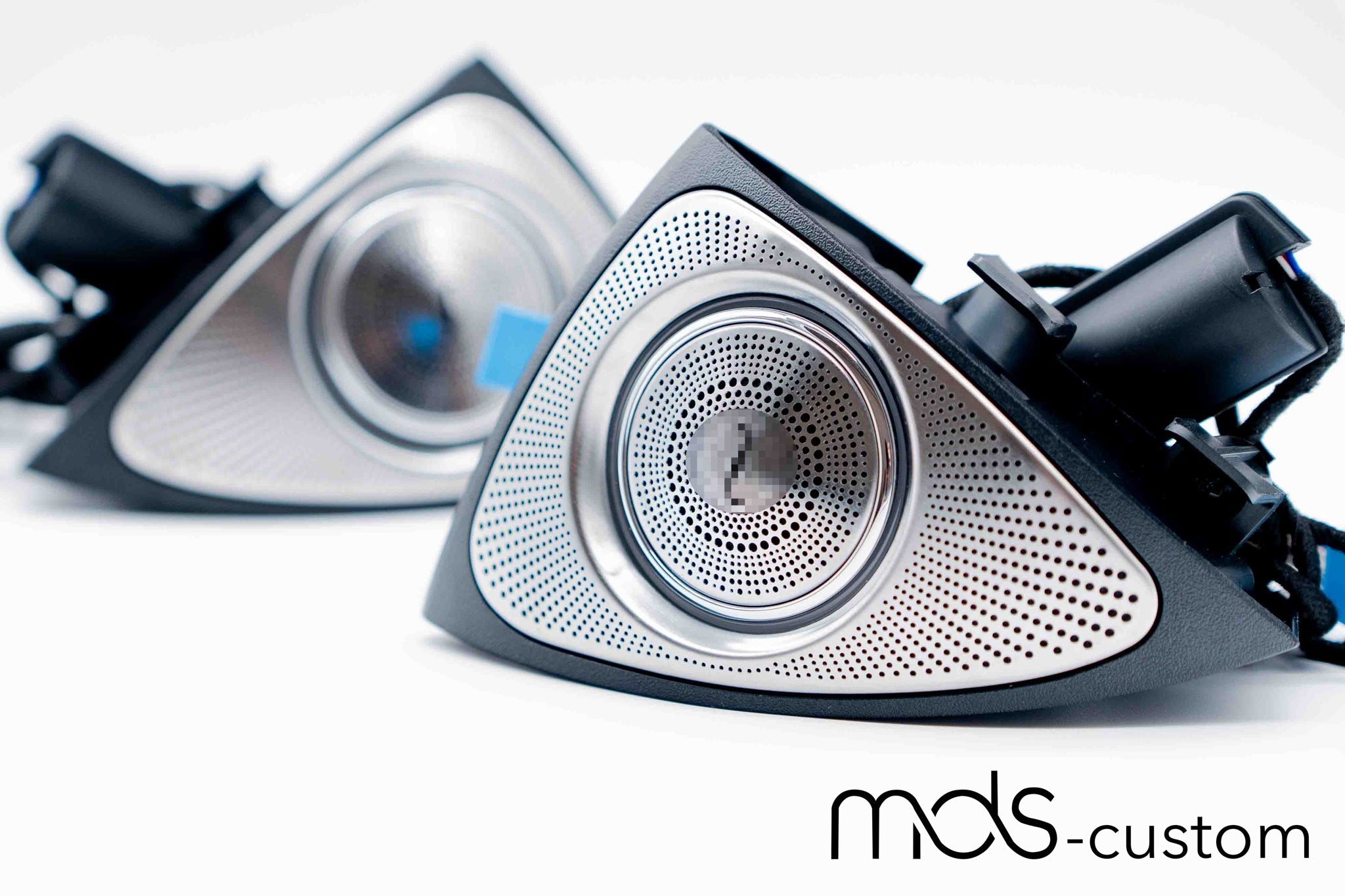 Mercedes W213 3D-Hochtöner mit Ambientebeleuchtung – Nachrüstsatz für Mercedes E-Klasse