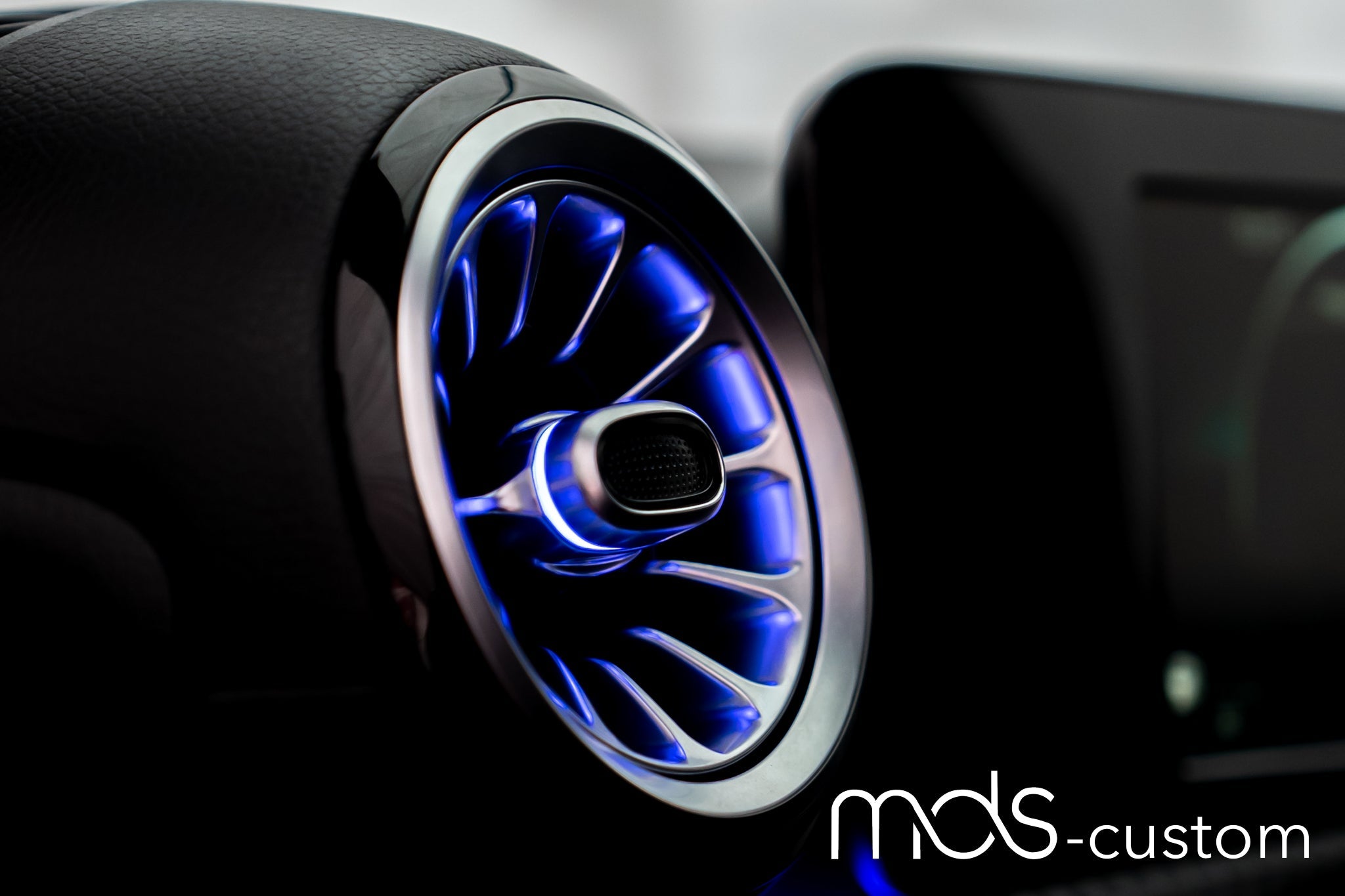 Mercedes A-Klasse W177 Beleuchtete Lüftungsdüsen | Turbinen Optik