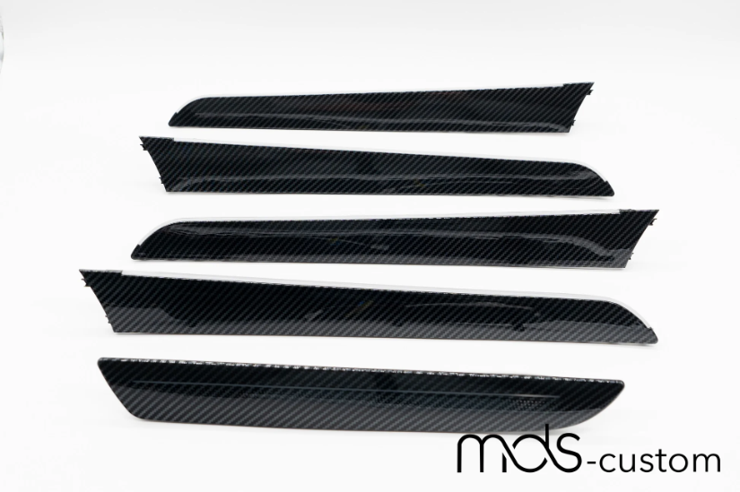 Audi A4 B8 Ambientebeleuchtung Carbon-Optik | 30 Farben App-Steuerung